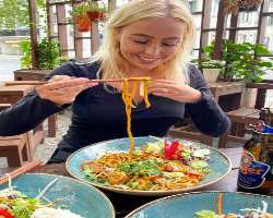 Ida is a food loving person and also appeared in various food challenges in her sister's YouTube channel.